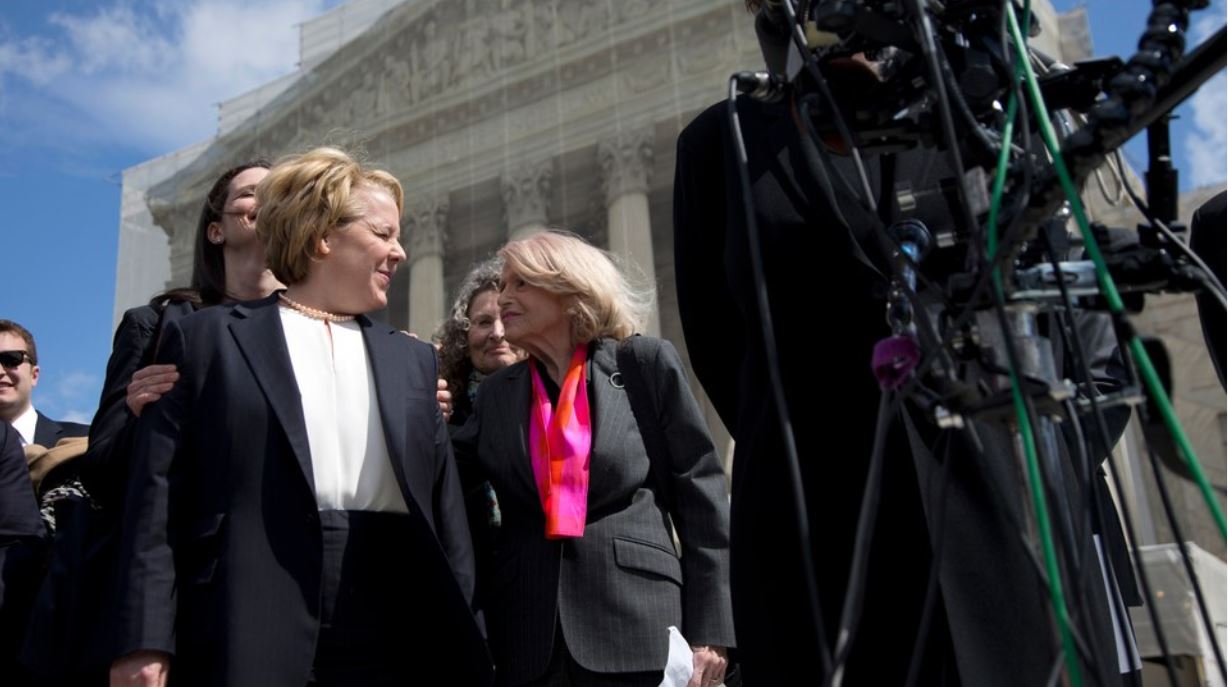 Edie Windsor and Roberta Kaplan