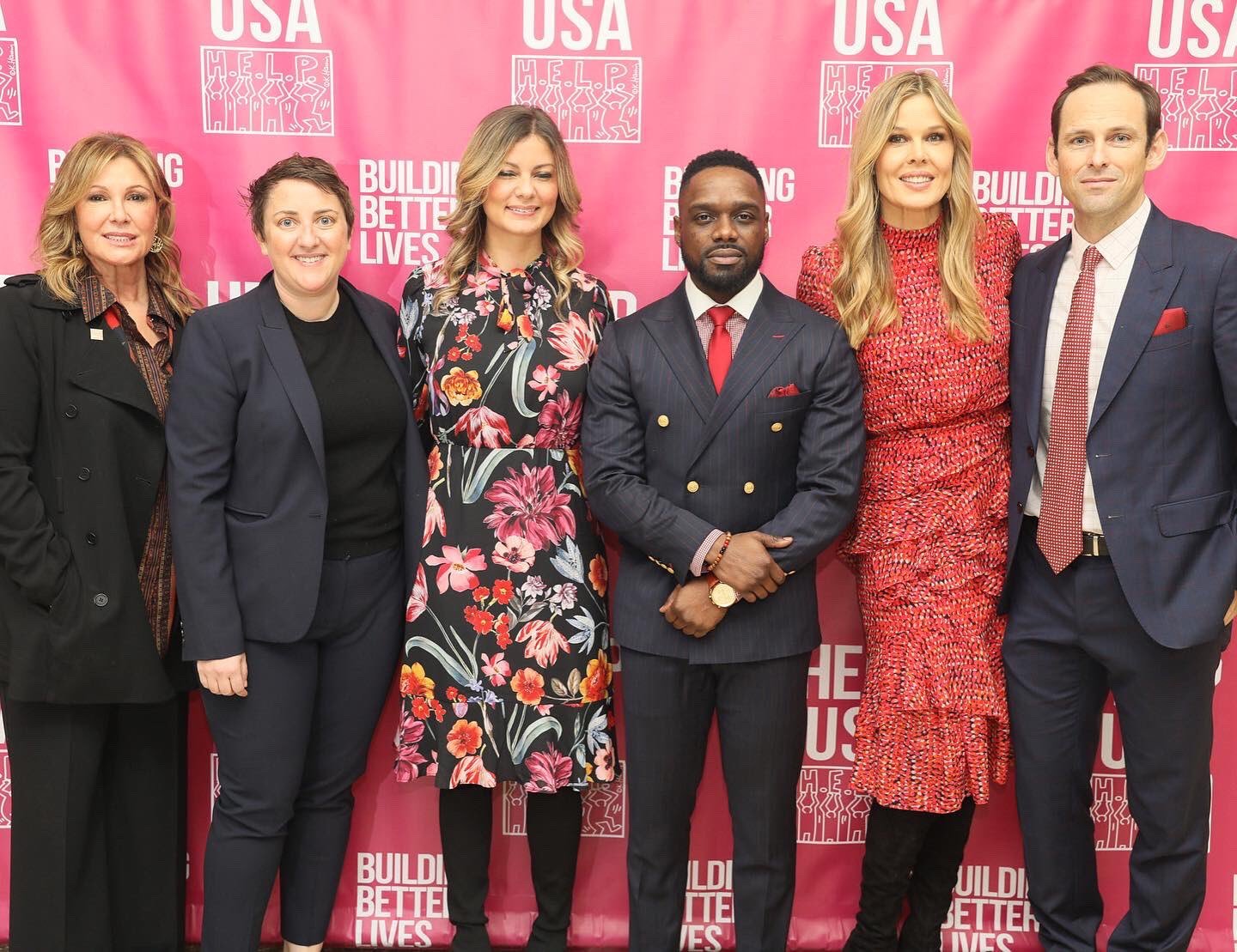 Julie Fink and fellow honorees at the HELP USA 2019 Scholarship Awards Luncheon